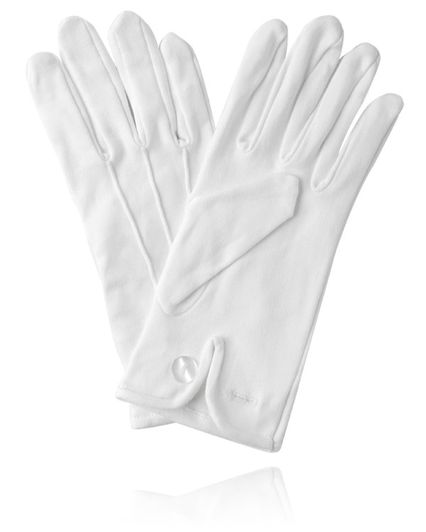 Antecedent gallon historisch Wit katoenen handschoenen | Dobell